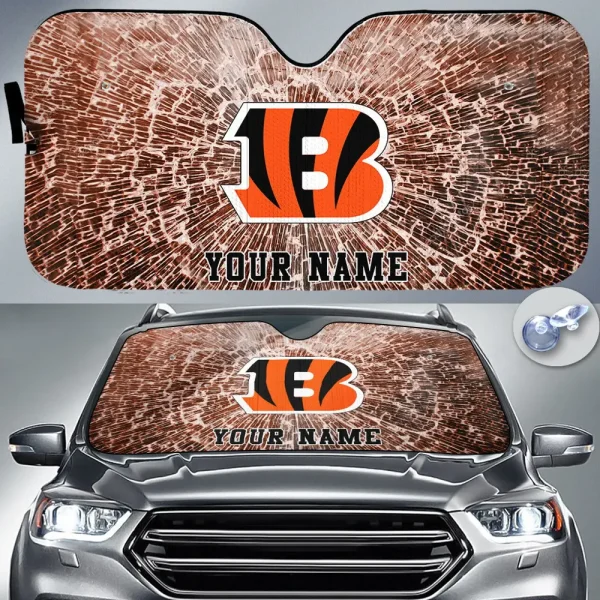 Cincinnati Bengals Car Sun Shades SPTAUSS016
