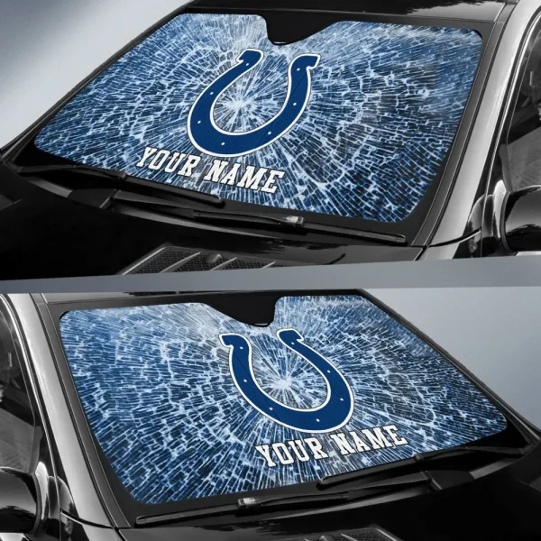 Indianapolis Colts Car Sun Shades SPTAUSS017 - Image 2