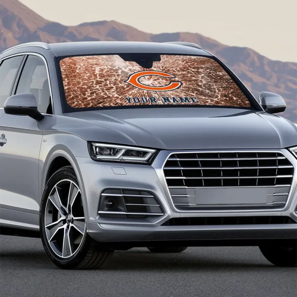 Chicago Bears Car Sun Shades SPTAUSS018 - Image 2