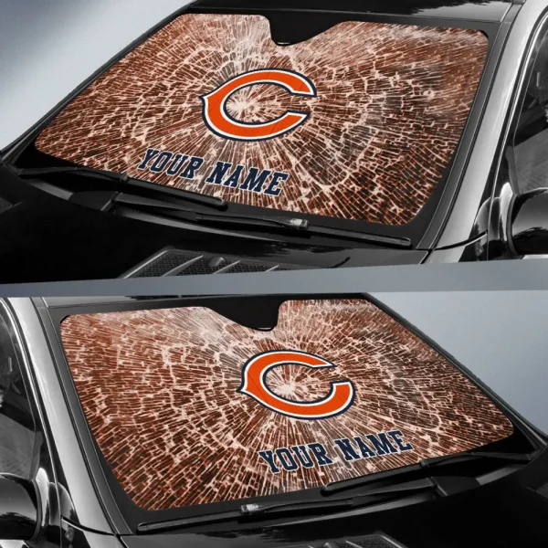 Chicago Bears Car Sun Shades SPTAUSS018 - Image 3