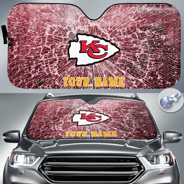 Kansas City Chiefs Car Sun Shades SPTAUSS020
