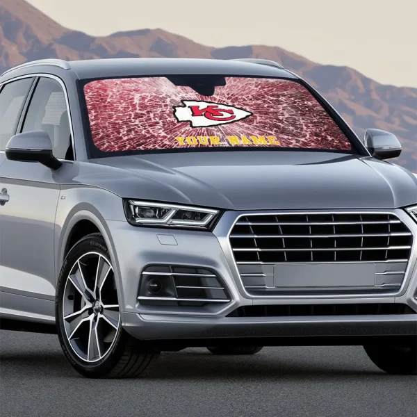 Kansas City Chiefs Car Sun Shades SPTAUSS020 - Image 3