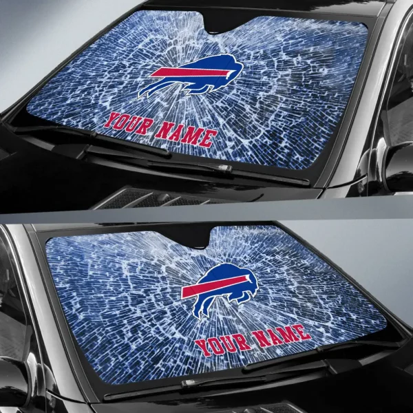 Buffalo Bills Car Sun Shades SPTAUSS022 - Image 2