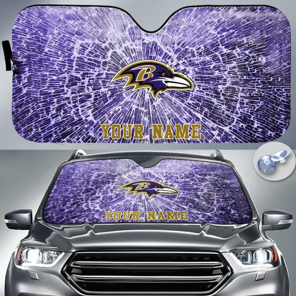 Baltimore Ravens Car Sun Shades SPTAUSS023