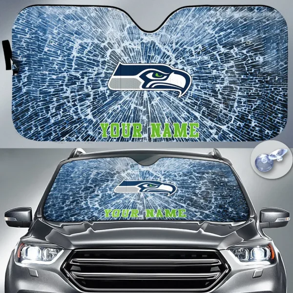 Seattle Seahawks Car Sun Shades SPTAUSS024