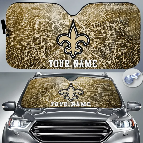 New Orleans Saints Car Sun Shades SPTAUSS025