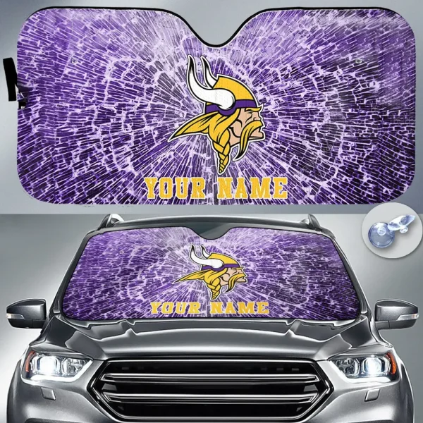 Minnesota Vikings Car Sun Shades SPTAUSS030