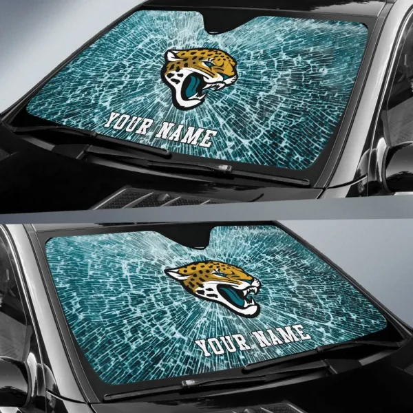 Jacksonville Jaguars Car Sun Shades SPTAUSS031 - Image 2