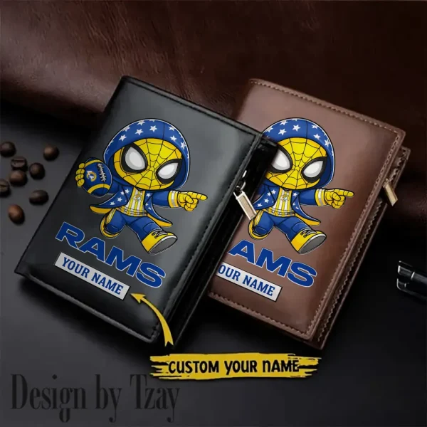 Los Angeles Rams Leather Wallets Vertical Style SPTLVW647