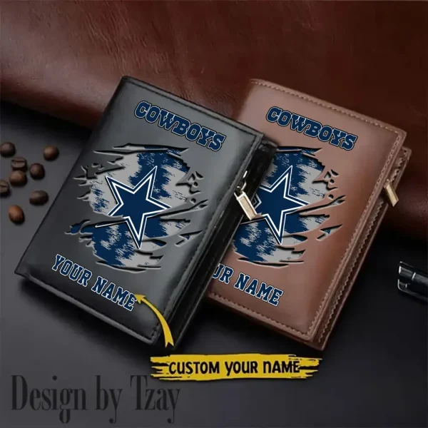 Dallas Cowboys Leather Wallets Vertical Style SPTLVW656