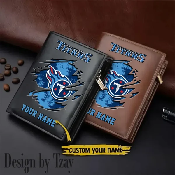 Tennessee Titans Leather Wallets Vertical Style SPTLVW678
