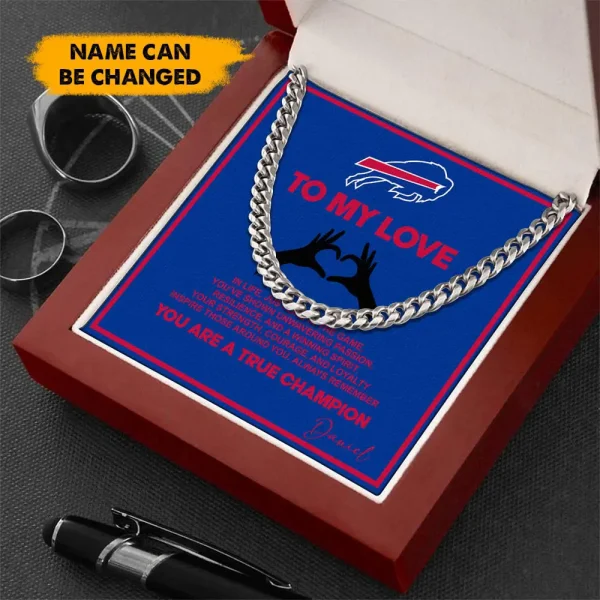 Buffalo Bills Necklace Luxury Box Gift SPTNFLBG008 - Image 3