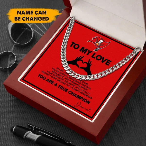 Tampa Bay Buccaneers Necklace Luxury Box Gift SPTNFLBG012 - Image 3