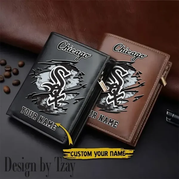 Chicago White Sox MLB Leather Wallets Vertical Style SPTLVW685