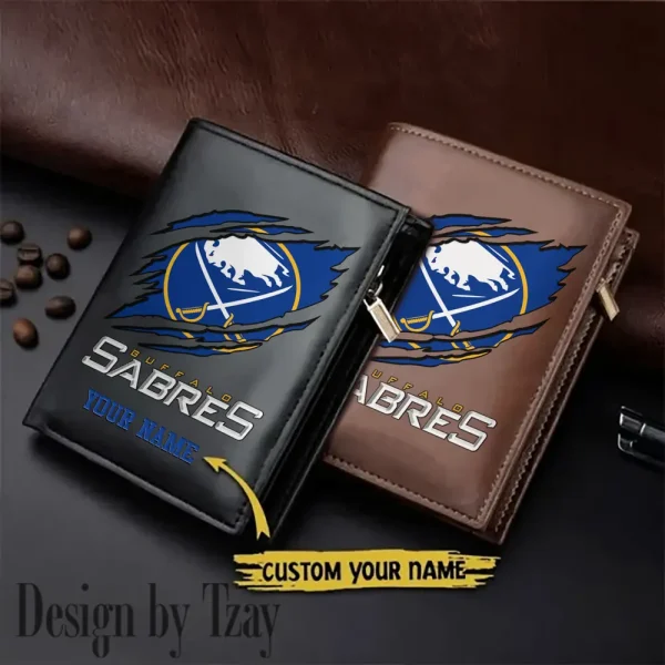 Buffalo Sabres NHL Leather Wallets Vertical Style SPTLVW712