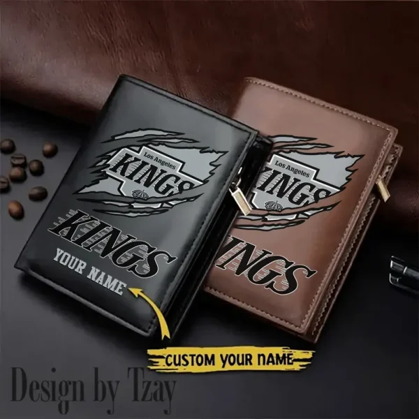 Los Angeles Kings NHL Leather Wallets Vertical Style SPTLVW722