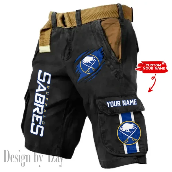 Buffalo Sabres Pocket Print Cargo Shorts (Belt Not Included) trending 2025 S9MCS369 - Image 6