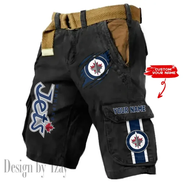 Winnipeg Jets Pocket Print Cargo Shorts (Belt Not Included) trending 2025 S9MCS373 - Image 6