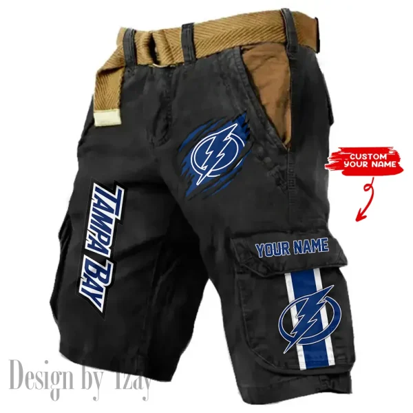 Tampa Bay Lightning Pocket Print Cargo Shorts (Belt Not Included) trending 2025 S9MCS379 - Image 6