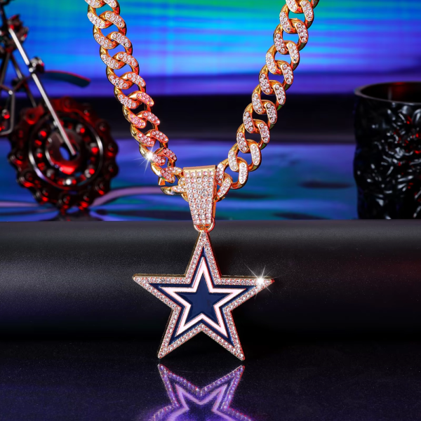 Dallas Cowboys Pendant Necklace Fashion Jewelry SPTPNFJ001 - Image 3