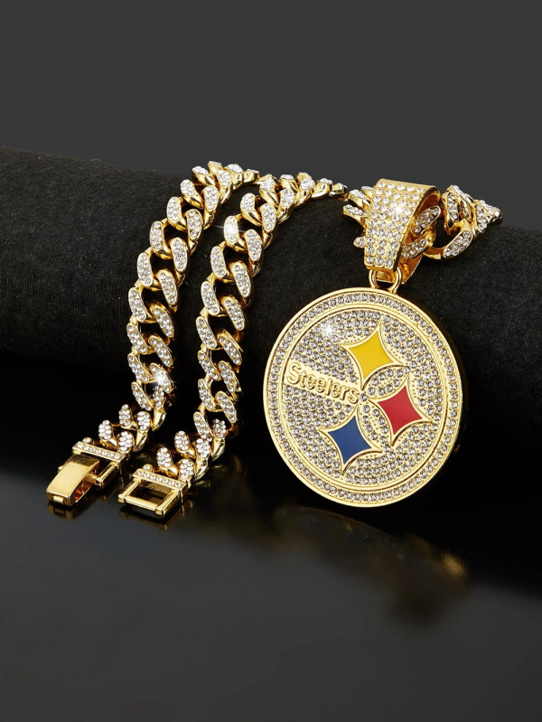 Pittsburgh Steelers Pendant Necklace Fashion Jewelry SPTPNFJ002 - Image 3