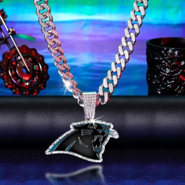 Carolina Panthers Pendant Necklace Fashion Jewelry SPTPNFJ006 - Image 3