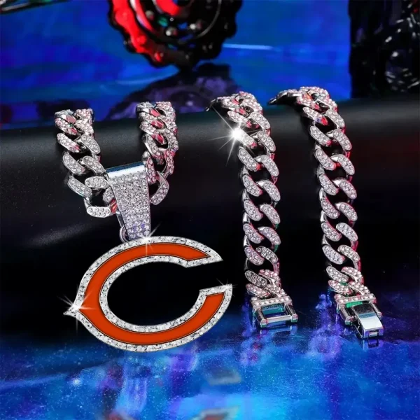 Chicago Bears Pendant Necklace Fashion Jewelry SPTPNFJ012