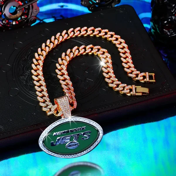 New York Jets Pendant Necklace Fashion Jewelry SPTPNFJ014 - Image 5