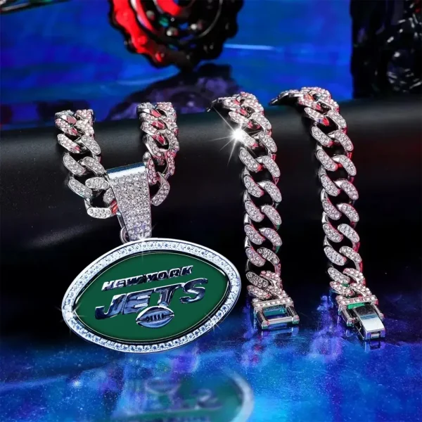New York Jets Pendant Necklace Fashion Jewelry SPTPNFJ014