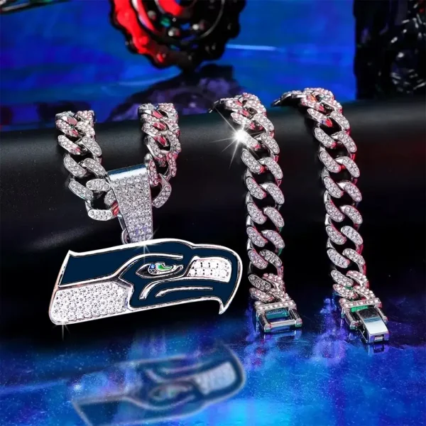 Seattle Seahawks Pendant Necklace Fashion Jewelry SPTPNFJ019