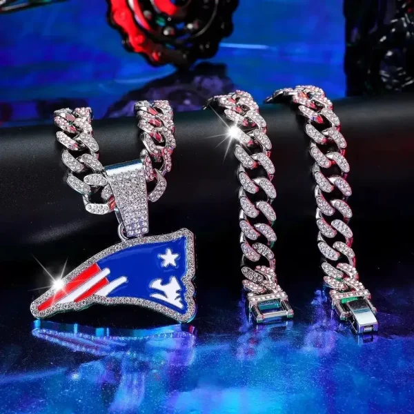 New England Patriots Pendant Necklace Fashion Jewelry SPTPNFJ022