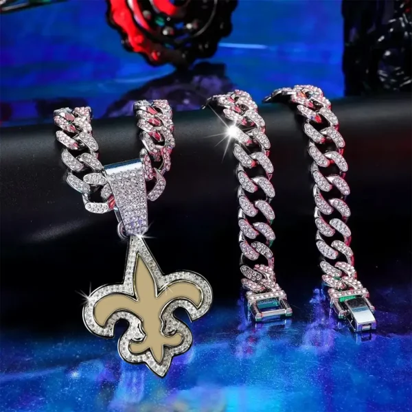 New Orleans Saints Pendant Necklace Fashion Jewelry SPTPNFJ023