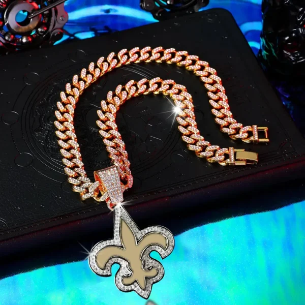 New Orleans Saints Pendant Necklace Fashion Jewelry SPTPNFJ023 - Image 4