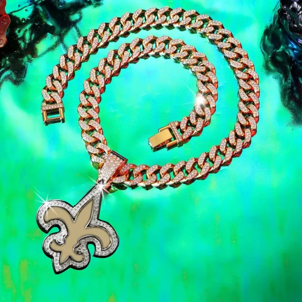 New Orleans Saints Pendant Necklace Fashion Jewelry SPTPNFJ023 - Image 5