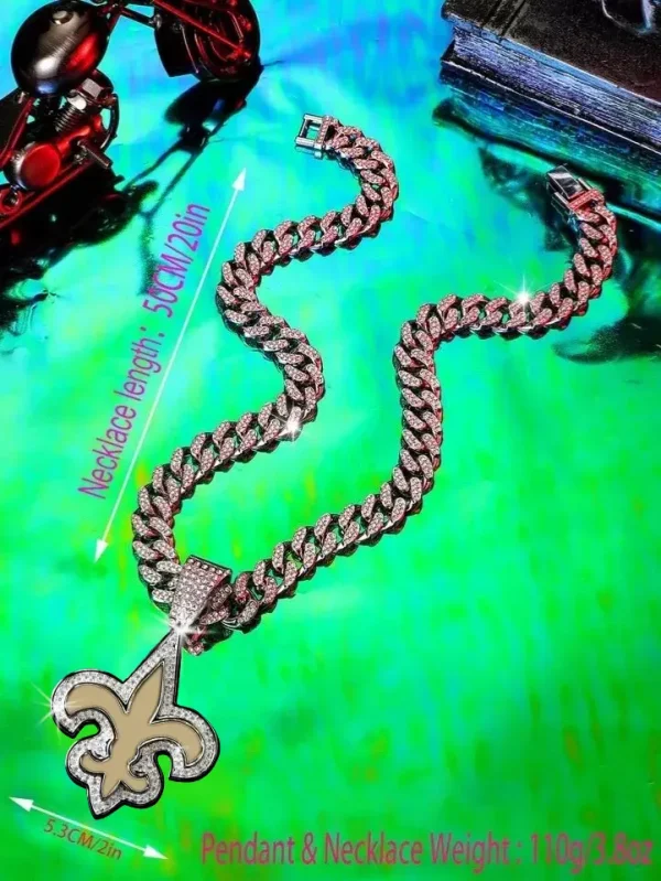 New Orleans Saints Pendant Necklace Fashion Jewelry SPTPNFJ023 - Image 6