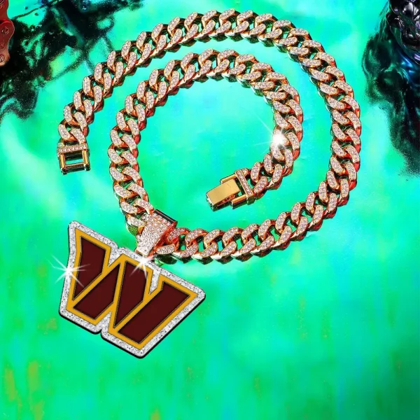 Washington Commanders Pendant Necklace Fashion Jewelry SPTPNFJ025 - Image 6