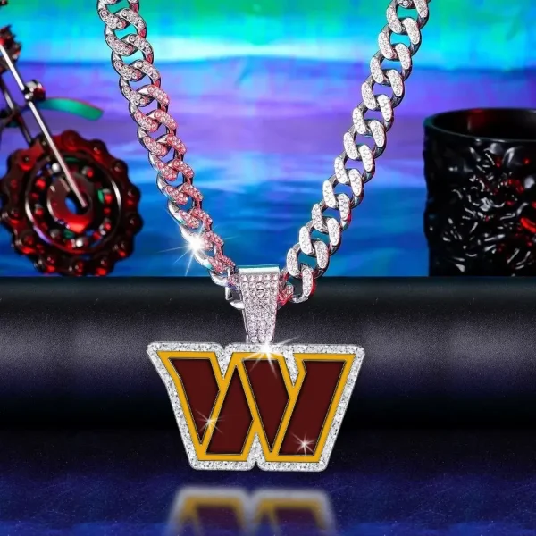 Washington Commanders Pendant Necklace Fashion Jewelry SPTPNFJ025 - Image 2