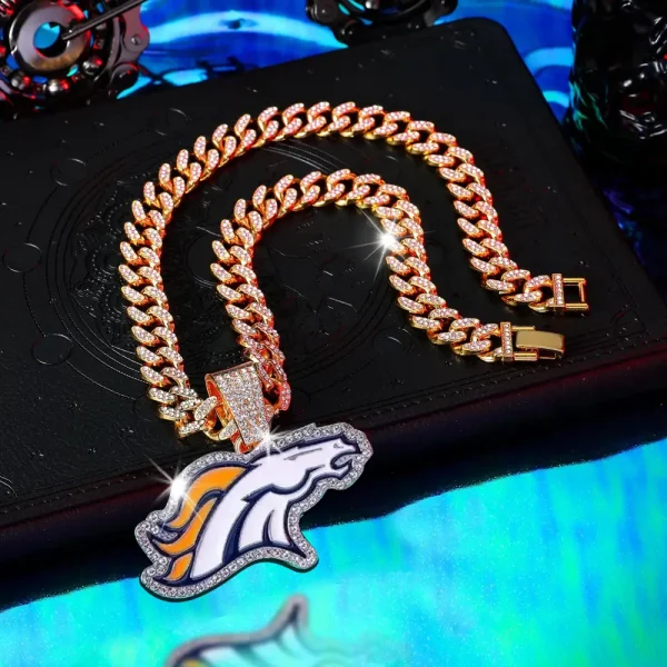 Denver Broncos Pendant Necklace Fashion Jewelry SPTPNFJ027 - Image 3