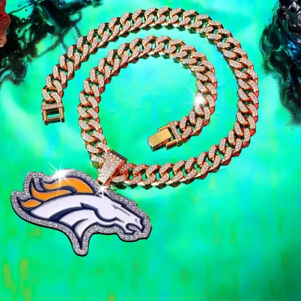 Denver Broncos Pendant Necklace Fashion Jewelry SPTPNFJ027 - Image 4