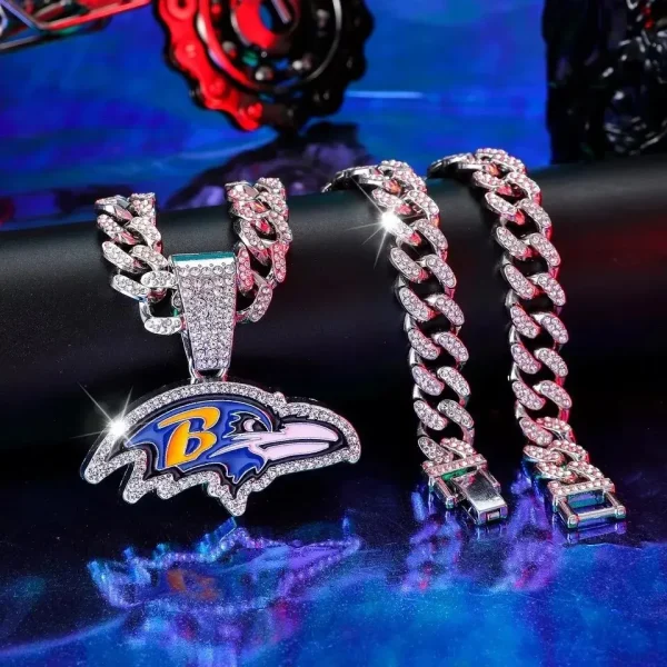 Baltimore Ravens Pendant Necklace Fashion Jewelry SPTPNFJ028