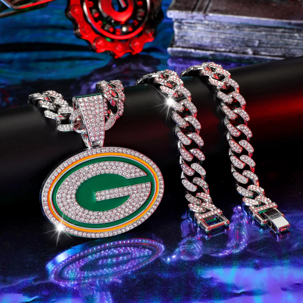 Green Bay Packers Pendant Necklace Fashion Jewelry SPTPNFJ029