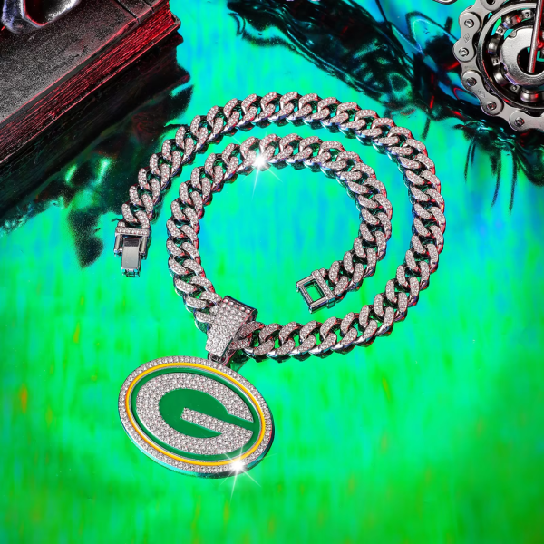 Green Bay Packers Pendant Necklace Fashion Jewelry SPTPNFJ029 - Image 6