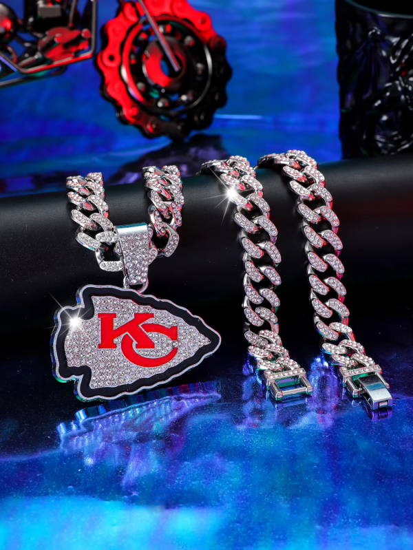 Kansas City Chiefs Pendant Necklace Fashion Jewelry SPTPNFJ030