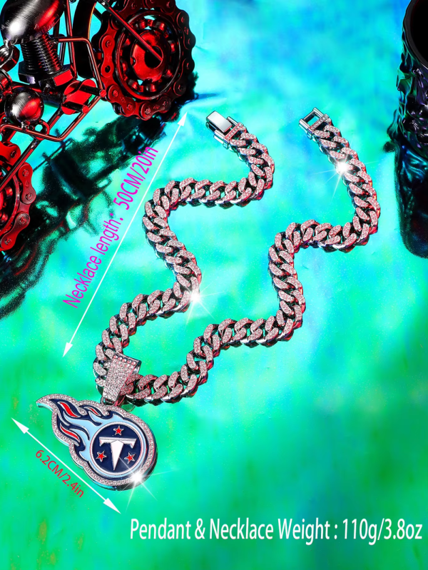 Tennessee Titans Pendant Necklace Fashion Jewelry SPTPNFJ031 - Image 5
