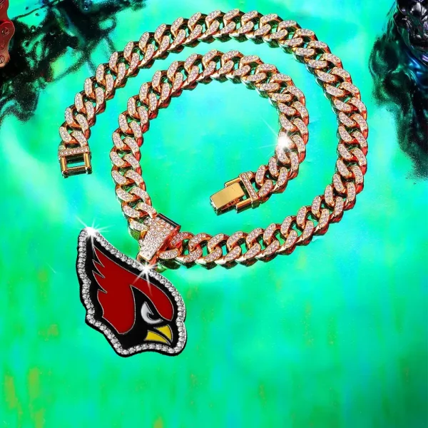 Arizona Cardinals Pendant Necklace Fashion Jewelry SPTPNFJ033 - Image 5