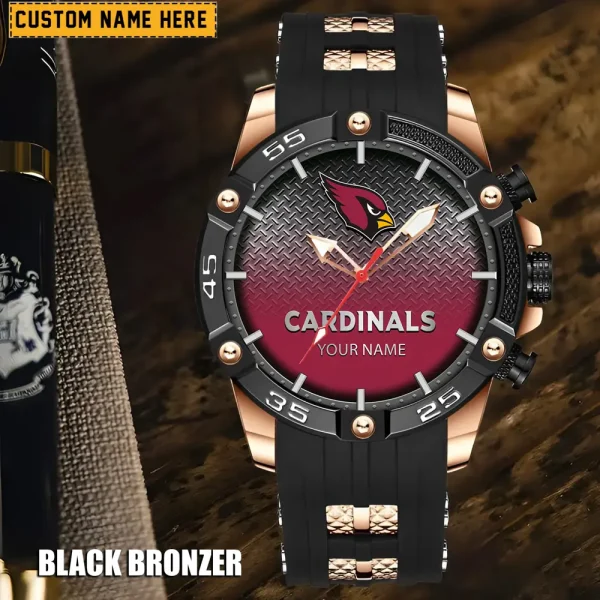 Arizona Cardinals Silicon Strap Fashion Wrist Watch Trending 2025 SPTSSFWW001