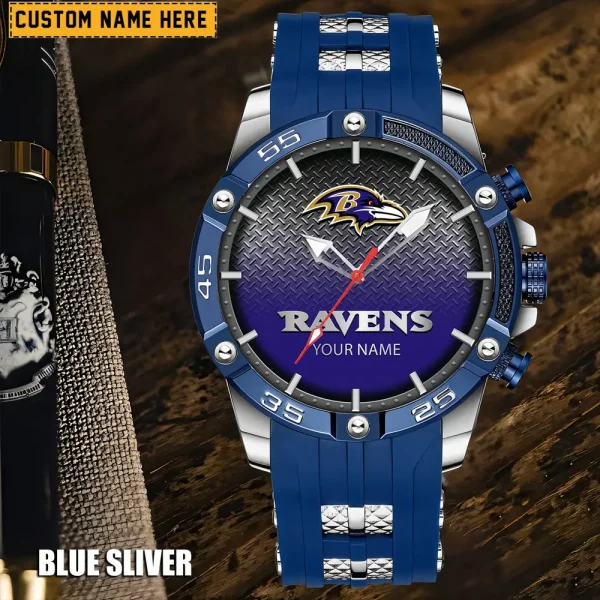 Baltimore Ravens Silicon Strap Fashion Wrist Watch Trending 2025 SPTSSFWW003 - Image 2