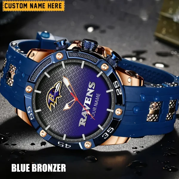 Baltimore Ravens Silicon Strap Fashion Wrist Watch Trending 2025 SPTSSFWW003 - Image 4