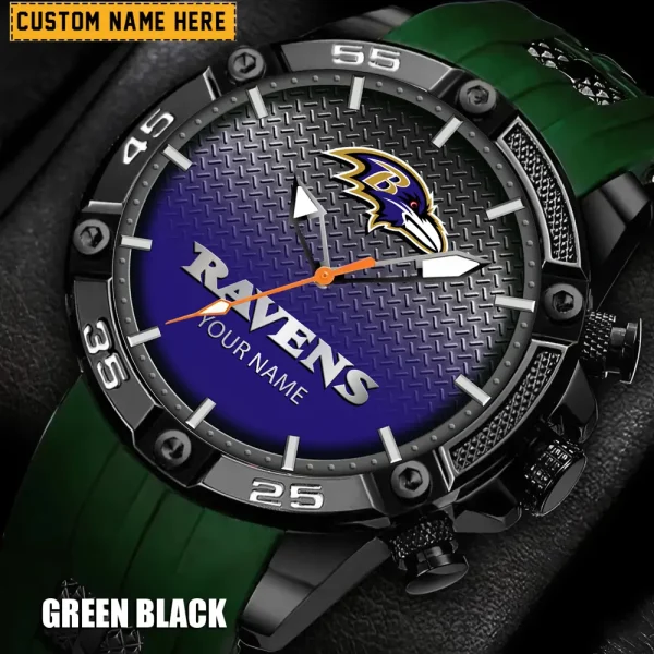 Baltimore Ravens Silicon Strap Fashion Wrist Watch Trending 2025 SPTSSFWW003 - Image 5