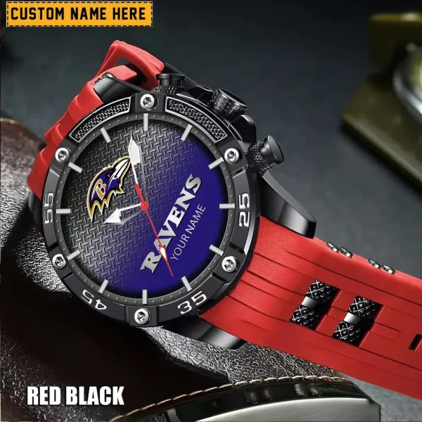 Baltimore Ravens Silicon Strap Fashion Wrist Watch Trending 2025 SPTSSFWW003 - Image 6